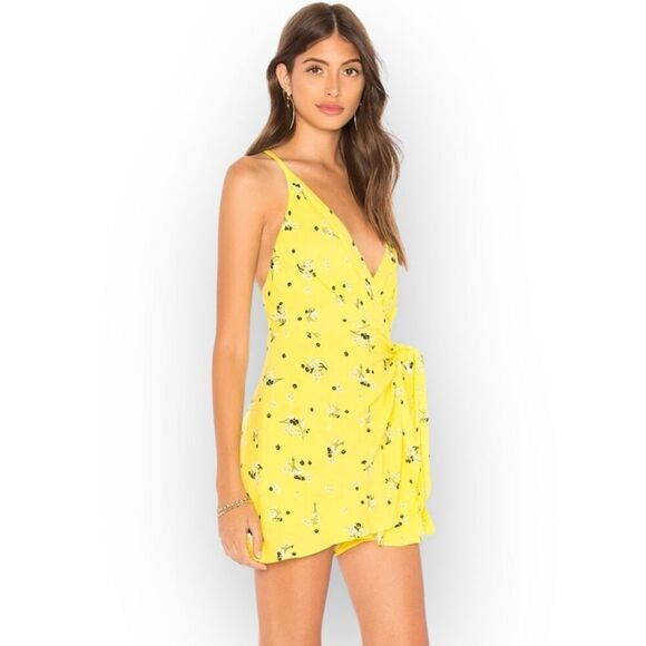 Free People Pants - Free People Tango At Night Skirted Front One Piece Sleeveless Romper 8